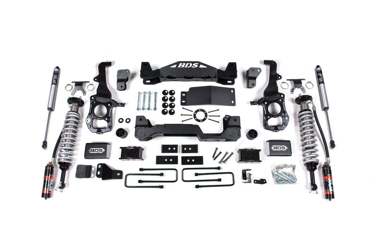 4 Inch Lift Kit | FOX 2.5 Performance Elite Coil-Over | Ford F150 (21-25) 4WD - BDS Suspension BDS1583FPE