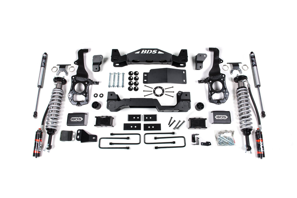 4 Inch Lift Kit | FOX 2.5 Performance Elite Coil-Over | Ford F150 (21-25) 4WD - BDS Suspension BDS1583FPE