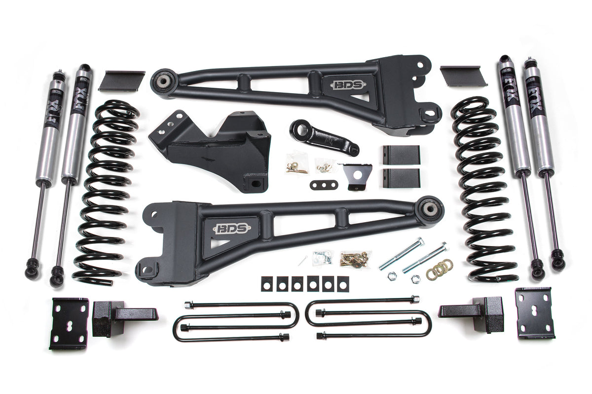4 Inch Lift Kit w/ Radius Arm | Ford F250/F350 Super Duty (11-16) 4WD | Diesel - BDS Suspension BDS1596H