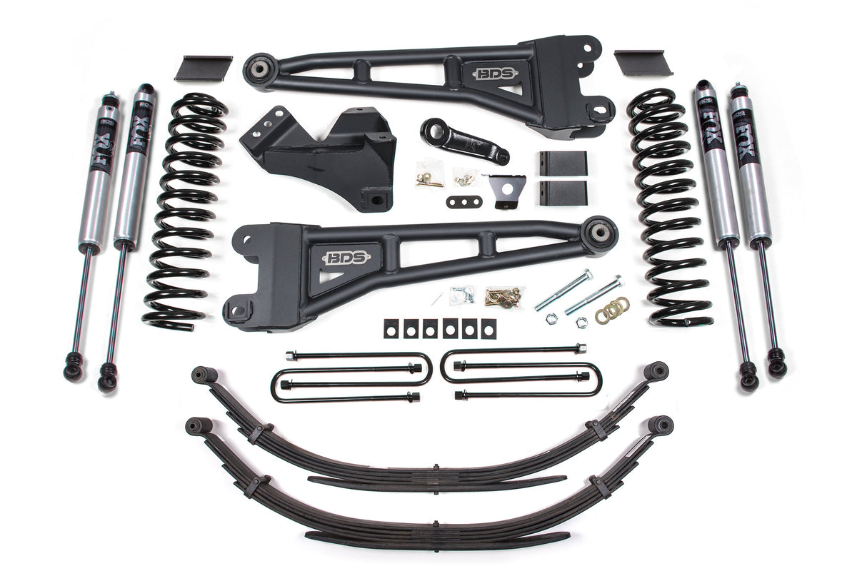 4 Inch Lift Kit w/ Radius Arm | Ford F250/F350 Super Duty (11-16) 4WD | Diesel - BDS Suspension BDS1597FS