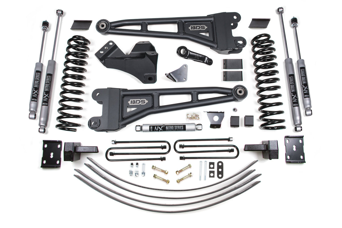 6 Inch Lift Kit w/ Radius Arm | Ford F250/F350 Super Duty (05-07) 4WD | Gas - BDS Suspension BDS1949H