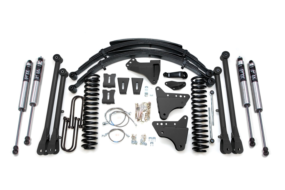 8 Inch Lift Kit w/ 4-Link | Ford F250/F350 Super Duty (05-07) 4WD | Gas - BDS Suspension BDS531H