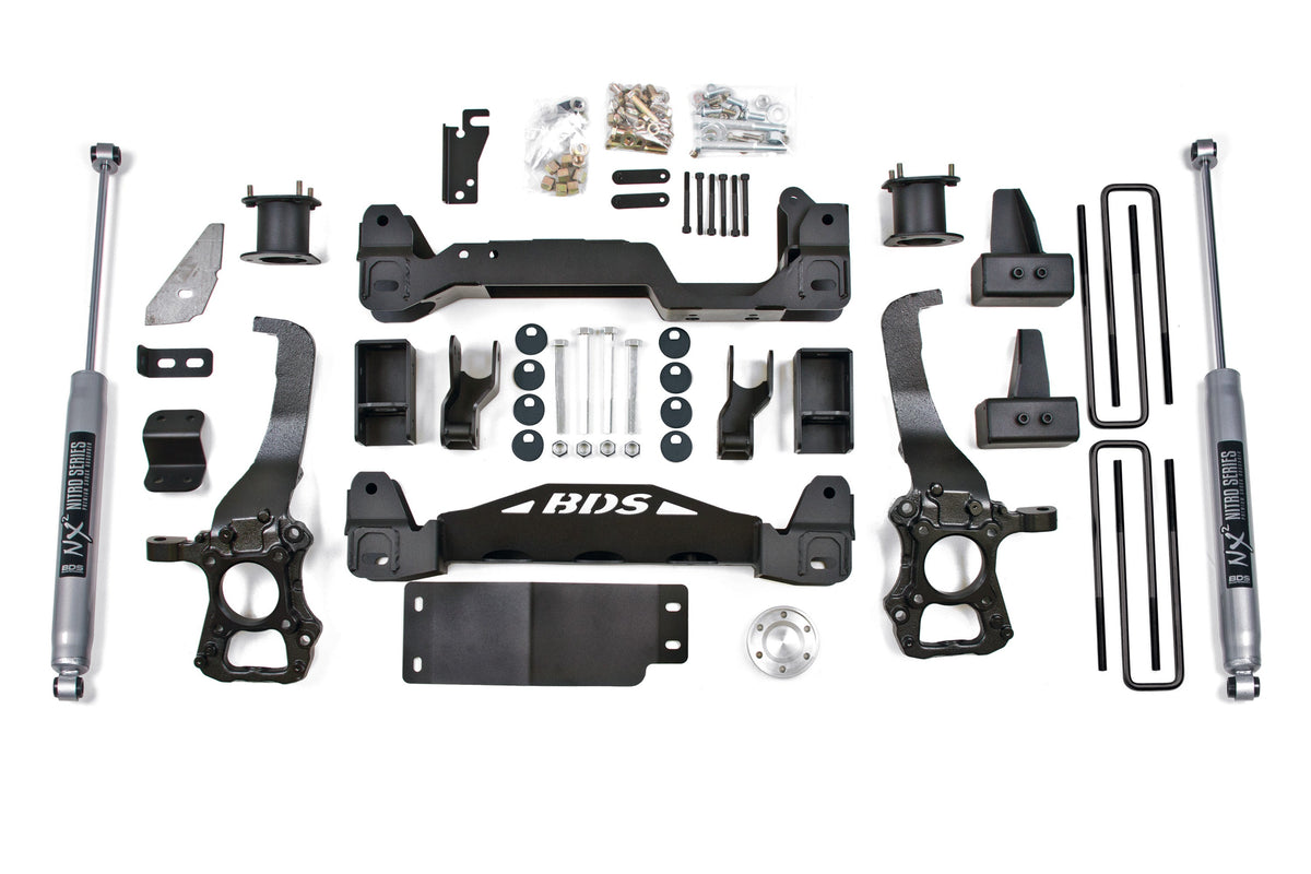 4 Inch Lift Kit | Ford F150 (2014) 4WD - BDS Suspension BDS1502FS