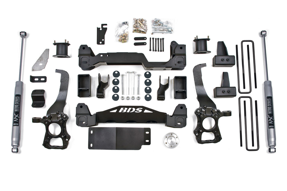 4 Inch Lift Kit | Ford F150 (15-20) 4WD - BDS Suspension BDS1533FS