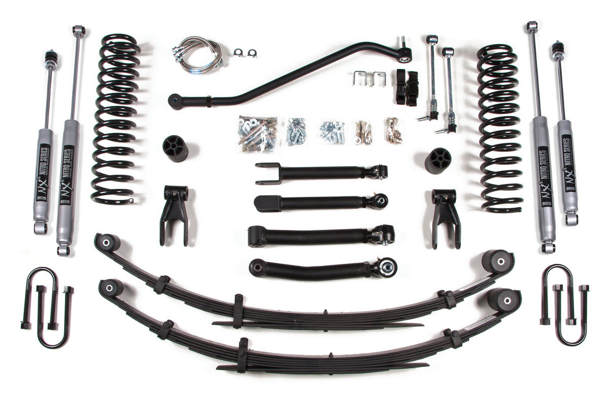 4.5 Inch Lift Kit | Jeep Cherokee XJ (84-01) - BDS Suspension BDS434FS
