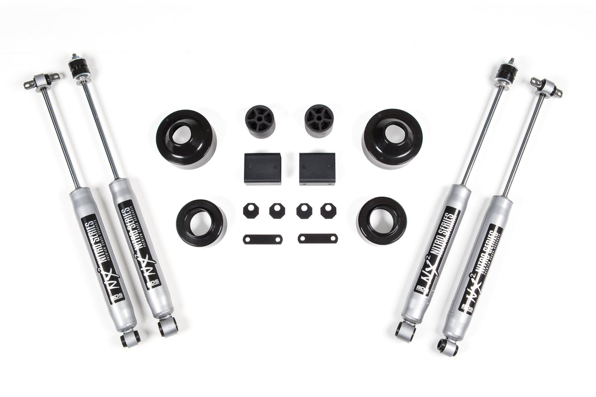 2 Inch Lift Kit | Coil Spacer | Jeep Wrangler JK (07-18) 2/4-Door - BDS Suspension BDS463H