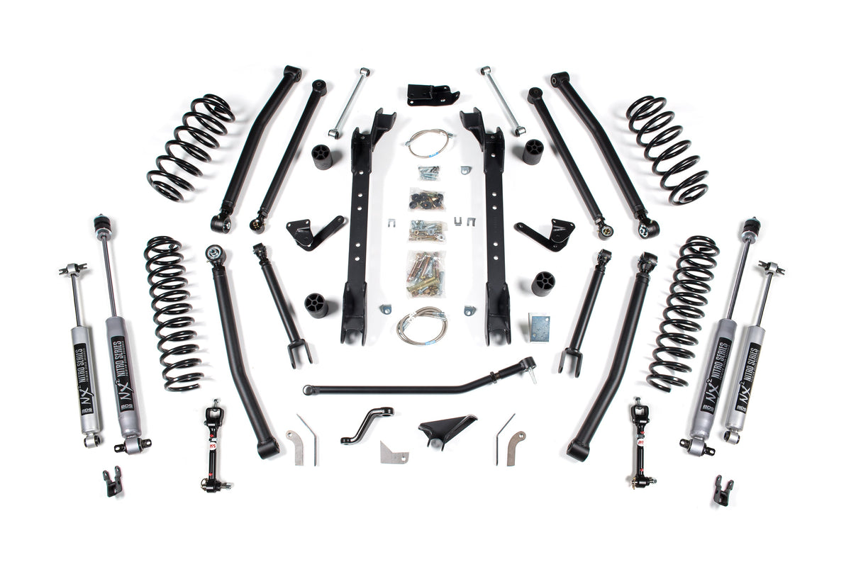 4.5 Inch Lift Kit - Long Arm Conversion | Jeep Wrangler TJ (97-06) - BDS Suspension BDS477H