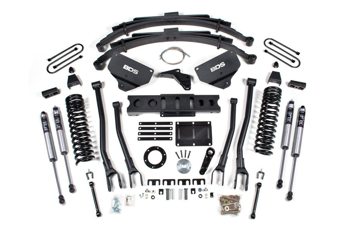 8 Inch Lift Kit w/ 4-Link | Ram 3500 (13-18) 4WD | Diesel - BDS Suspension BDS1614H