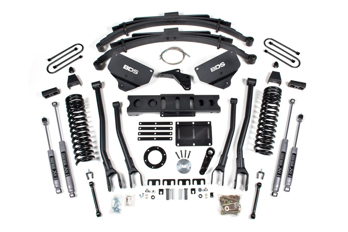8 Inch Lift Kit w/ 4-Link | Ram 3500 (13-18) 4WD | Diesel - BDS Suspension BDS1625FS