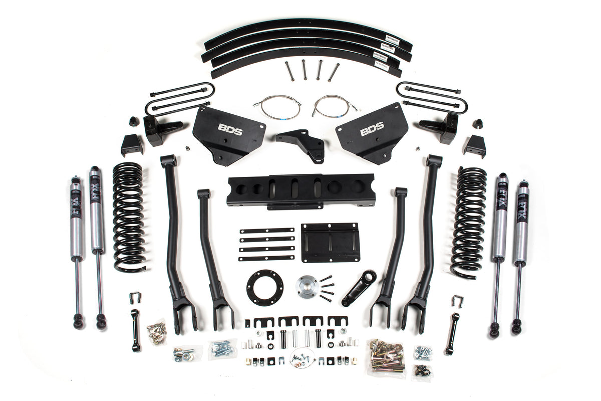 8 Inch Lift Kit w/ 4-Link | Ram 3500 (13-18) 4WD | Diesel - BDS Suspension BDS1625H