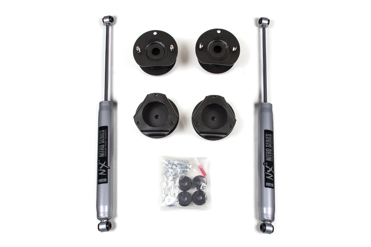 2 Inch Lift Kit | Chevy Trailblazer or GMC Envoy (02-09) - BDS Suspension BDS168FS