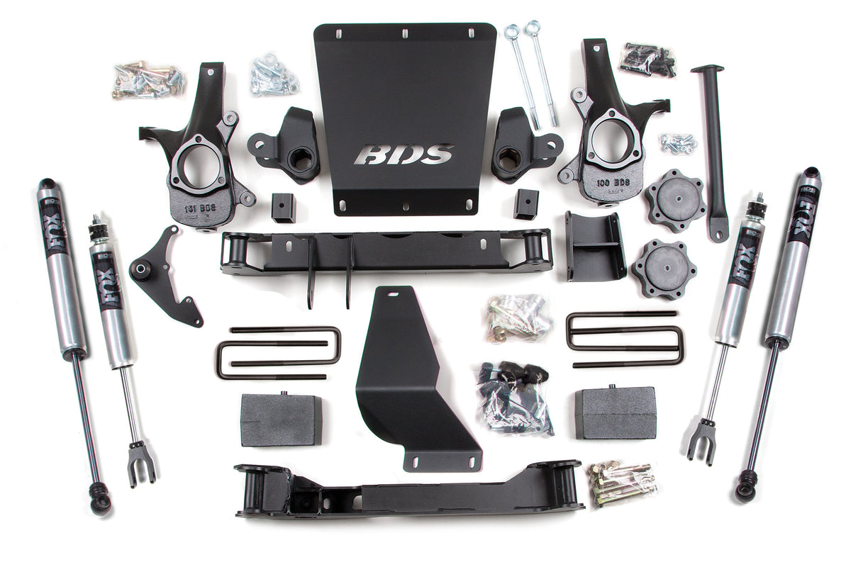 6 Inch Lift Kit | Chevy Silverado or GMC Sierra 1500 (99-06) 4WD - BDS Suspension BDS179H