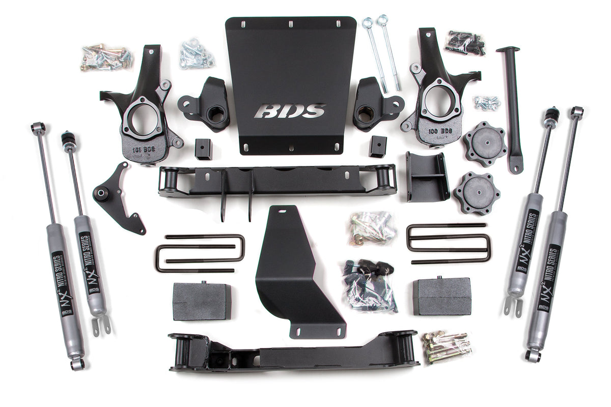 6 Inch Lift Kit | Chevy Silverado or GMC Sierra 1500 (99-06) 4WD - BDS Suspension BDS179FS