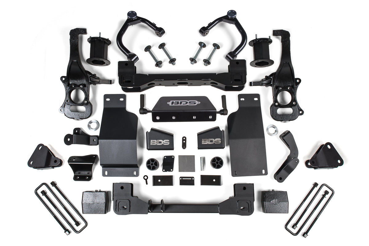 6 Inch Lift Kit | Adaptive Ride Control Only | Chevy Silverado High Country or GMC Denali 1500 (19-26) 4WD | Diesel - BDS...