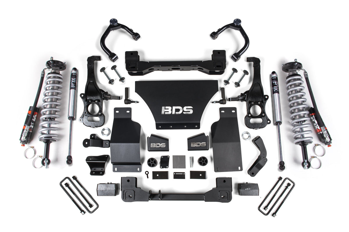 2.5 Inch Lift Kit | FOX 2.5 Performance Elite Coil-Over | Chevy Trail Boss or GMC AT4 1500 (19-24) 4WD | Diesel - BDS...