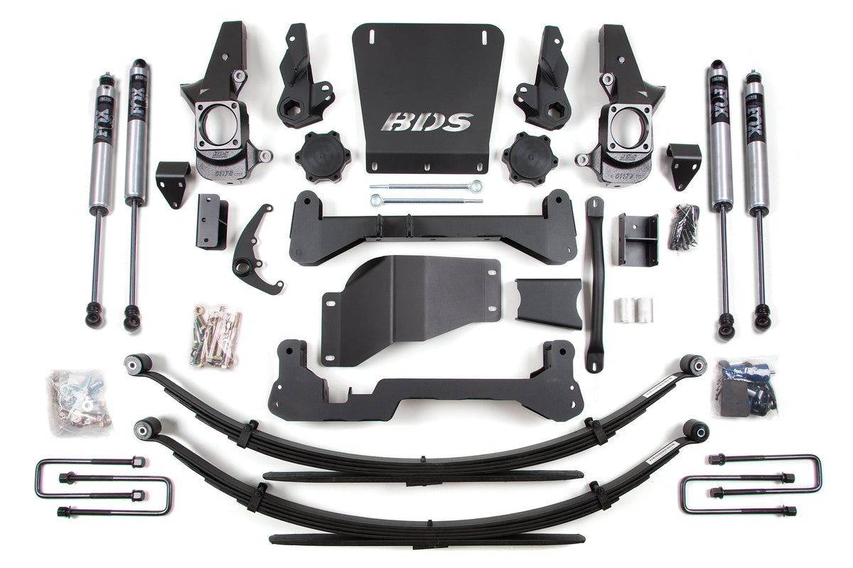 7 Inch Lift Kit | Chevy Silverado or GMC Sierra 2500HD/3500 (01-10) 4WD - BDS Suspension BDS1822FS