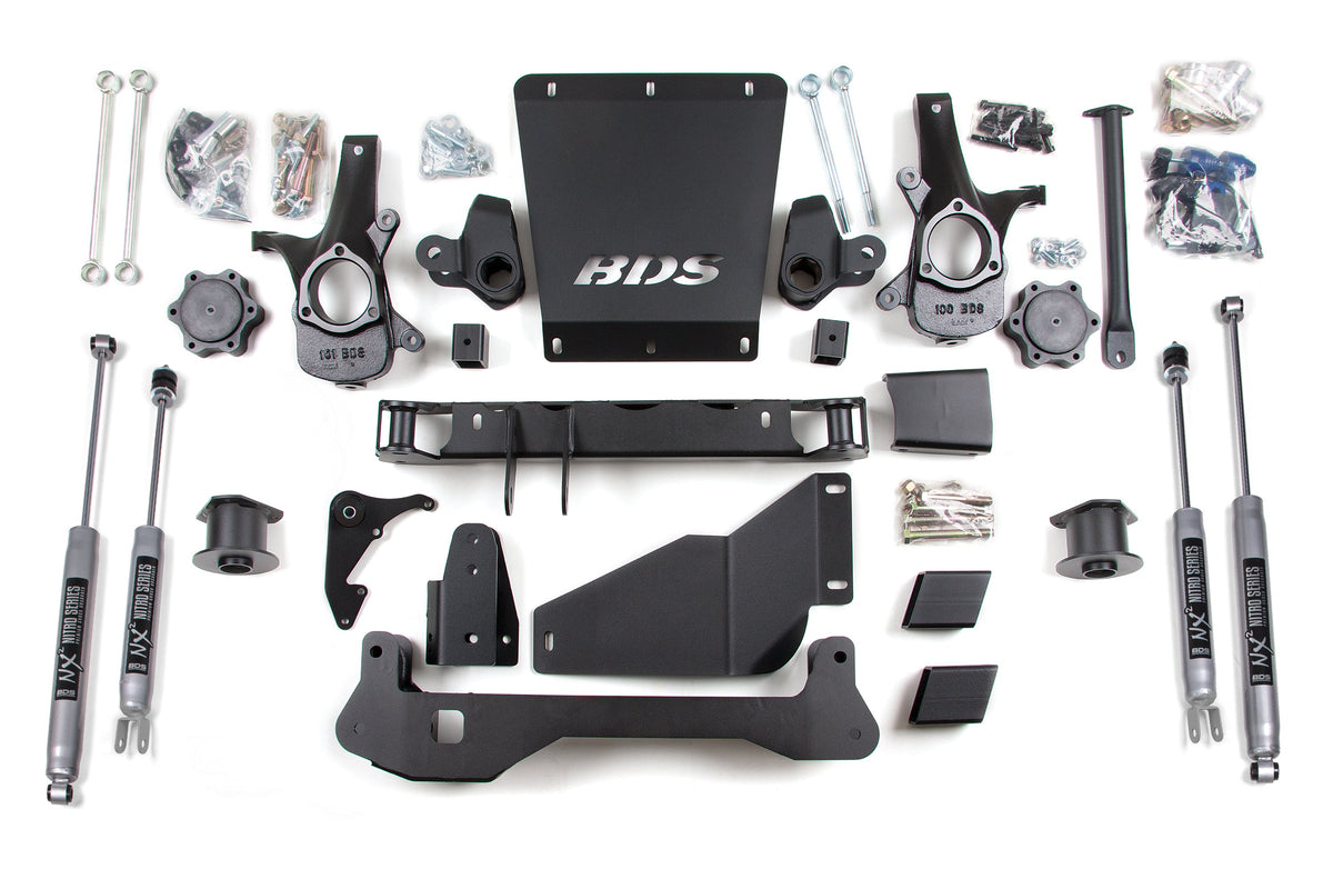 4 Inch Lift Kit | Chevy/GMC Avalanche, Surburban, Tahoe, or Yukon 1500 (00-06) 4WD - BDS Suspension BDS1815H