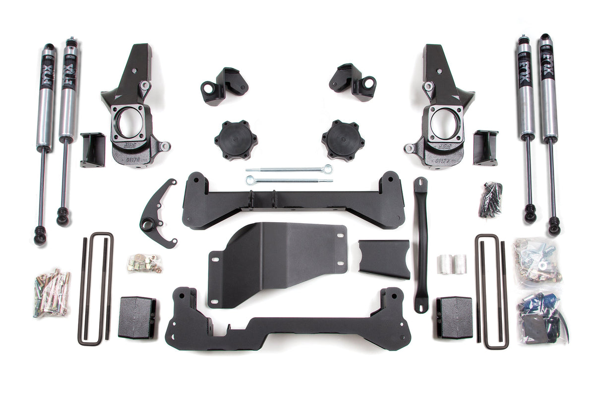 4.5 Inch Lift Kit | Chevy Silverado or GMC Sierra 2500HD/3500 (01-10) SRW 4WD - BDS Suspension BDS1817H