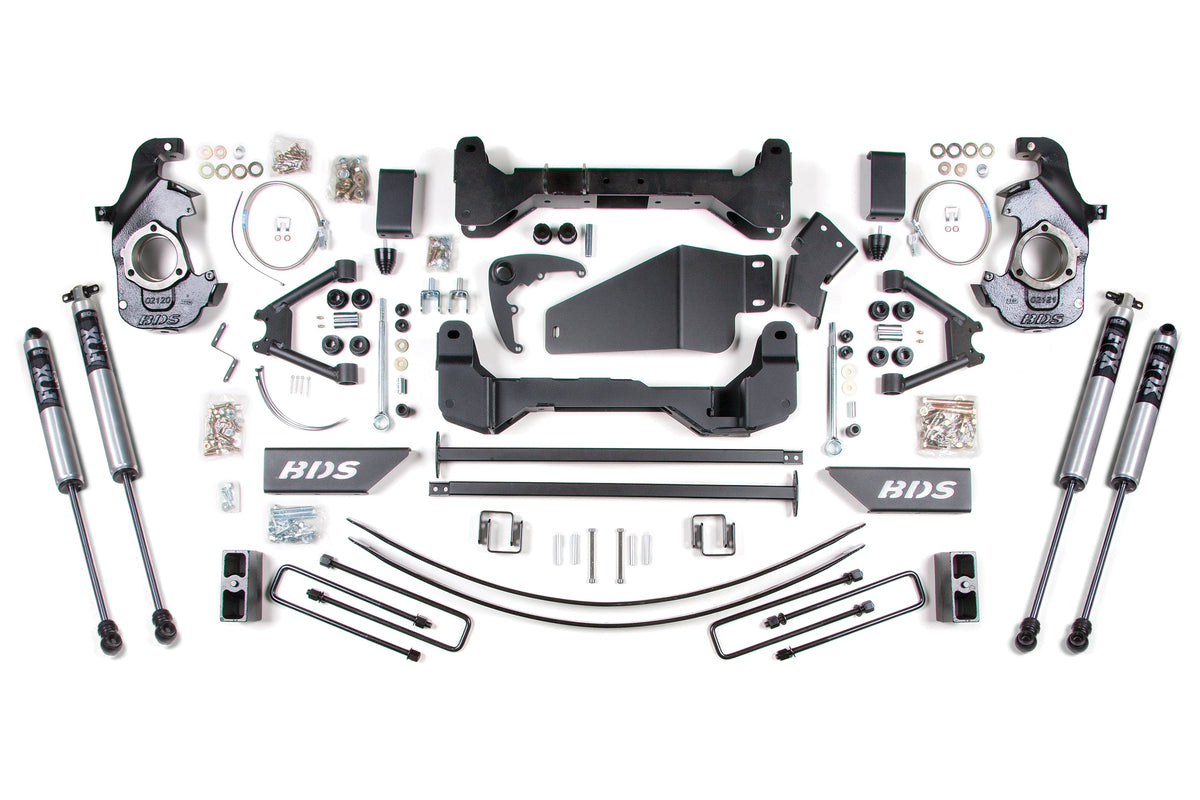 6 Inch Lift Kit | Chevy/GMC 1500/2500 6 Lug (88-98) 4WD - BDS Suspension BDS193H