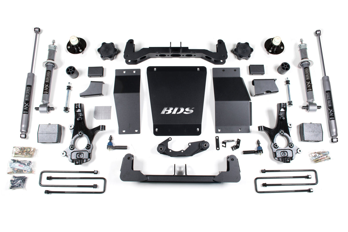 6 Inch Lift Kit | Chevy Silverado or GMC Sierra 1500 (14-18) 4WD - BDS Suspension BDS710FS
