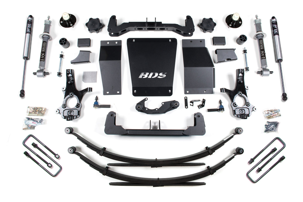 6 Inch Lift Kit | Chevy Silverado or GMC Sierra 1500 (14-18) 4WD - BDS Suspension BDS711FS