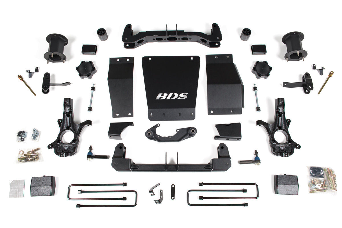 6 Inch Lift Kit | GMC Sierra 1500 (14-18) 4WD | Magneride Equipped - BDS Suspension BDS725H