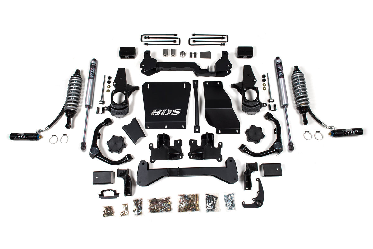 4.5 Inch Lift Kit | FOX 2.5 Coil-Over Conversion | Chevy Silverado or GMC Sierra 2500HD/3500HD (01-10) | Diesel - BDS...