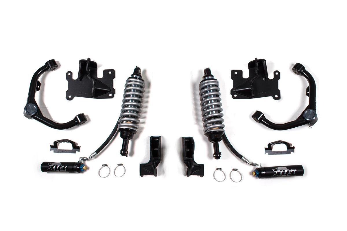 FOX 2.5 Coilover Conversion Upgrade - 4.5 Inch Lift | Factory Series | Chevy Silverado or GMC Sierra 2500HD/3500HD...