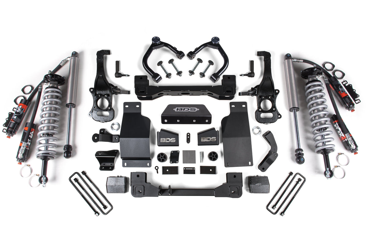 6 Inch Lift Kit | FOX 2.5 Performance Elite Coil-Over | Chevy Silverado or GMC Sierra 1500 (19-26) 4WD | Diesel - BDS...