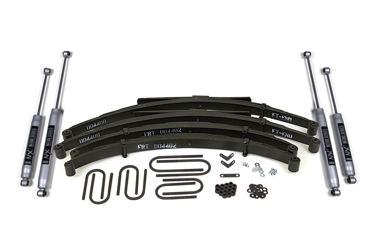 4 Inch Lift Kit | Jeep Cherokee SJ, Wagoneer, Grand Wagoneer, or J10/J20 (74-89) - BDS Suspension BDS403H