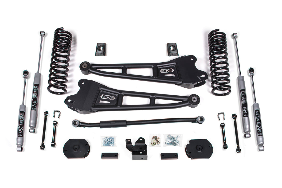 3 Inch Lift Kit w/ Radius Arm | Ram 2500 (19-24) 4WD | Diesel - BDS Suspension BDS1653FPE