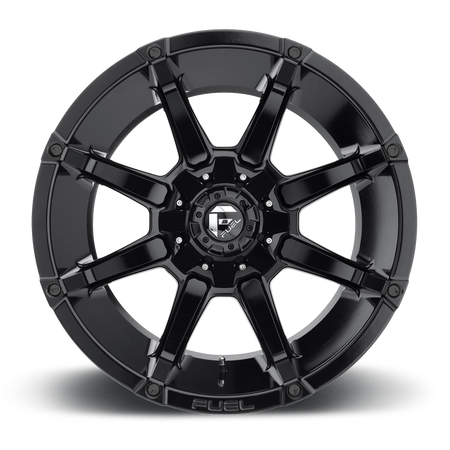 Aluminum Wheels 20X9 Coupler D575 6 On 135/6 On 139.7 Gloss Black 106.4 Bore 1 Offset 8 Spoke Fuel Off Road Wheels