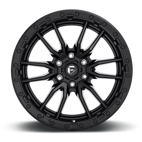Aluminum Wheels 18X9 Rebel D679 6 On 139.7 Matte Black 106.1 Bore -12 Offset Fuel Off Road Wheels