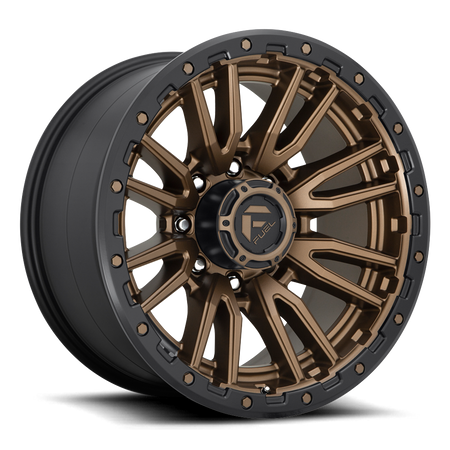 Aluminum Wheels 20X10 Rebel D681 8 On 170 Matte Bronze Black Bead Ring 125.1 Bore -18 Offset Fuel Off Road Wheels