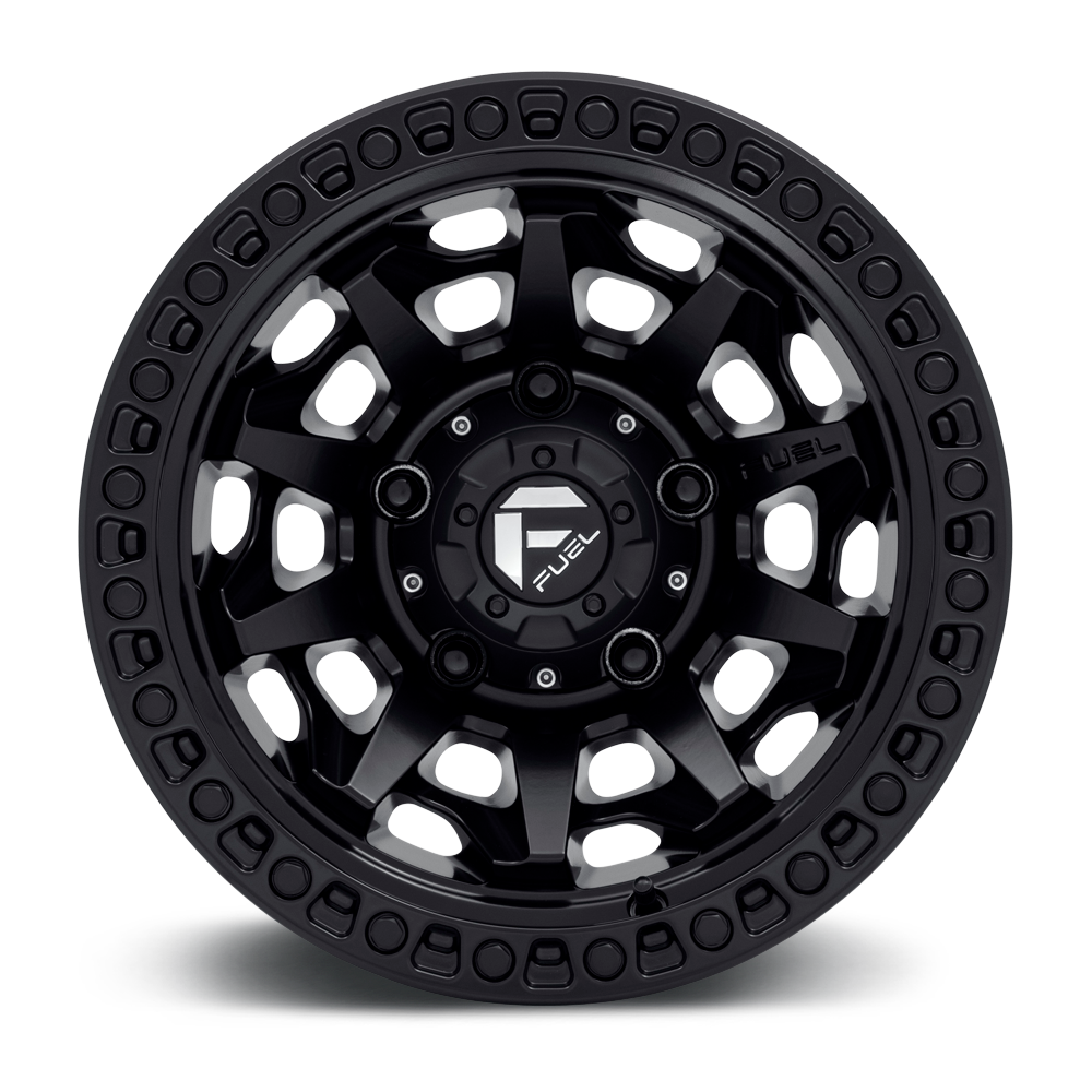 Aluminum Wheels 15X8 Covert D694 5 On 139.7 Matte Black 108 Bore -19 Offset Multi Spoke Fuel Off Road Wheels