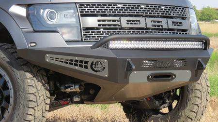 2010-2014 Ford F-150 Raptor HoneyBadger Front Bumper - Addictive Desert Designs F017275050103