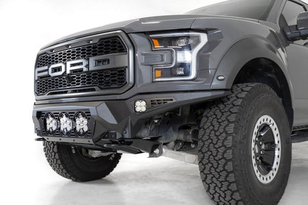 2017-2020 Ford Raptor Bomber Front Bumper Mounts for 3 Baja Designs LP6 Round Lights - Addictive Desert Designs F110014100103 - view 3