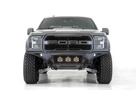 2017-2020 Ford Raptor Bomber Front Bumper Mounts for 3 Baja Designs LP6 Round Lights - Addictive Desert Designs F110014100103 - view 4