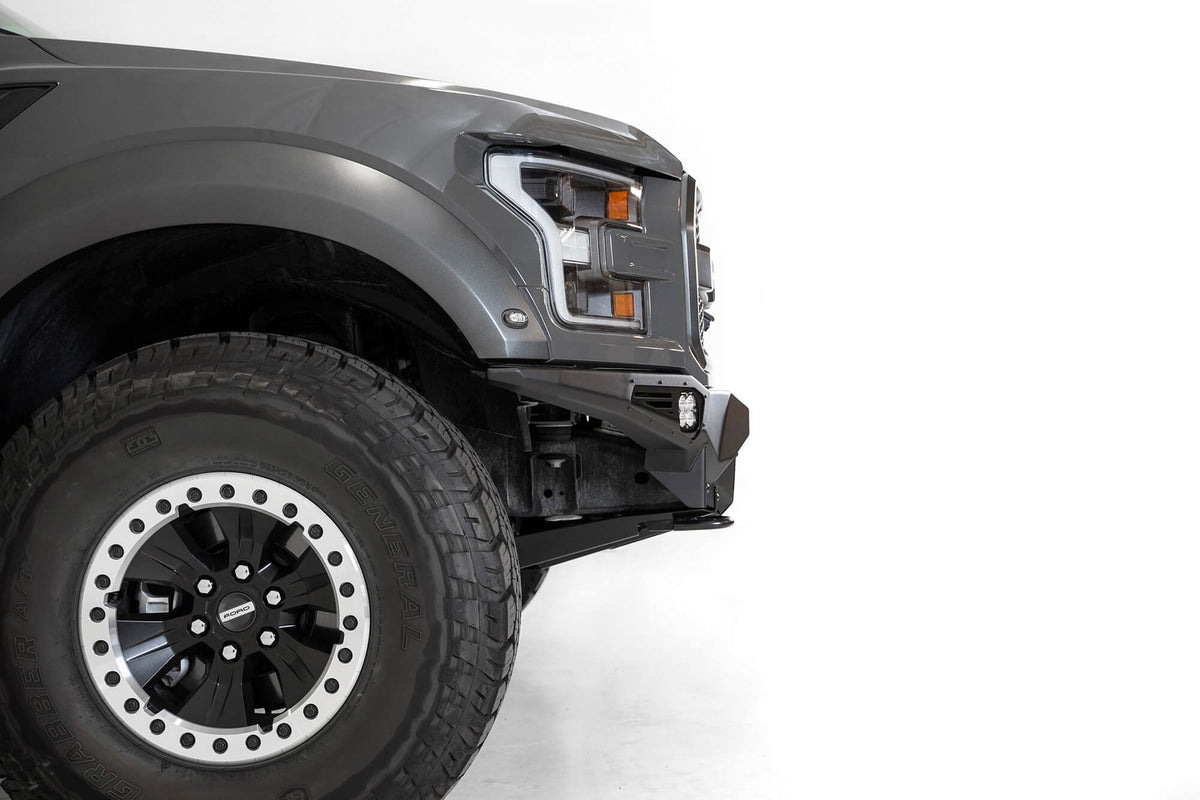 2017-2020 Ford Raptor Bomber Front Bumper Mounts for 3 Baja Designs LP6 Round Lights - Addictive Desert Designs F110014100103 - view 8
