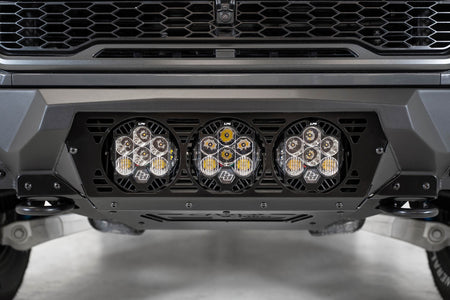 2017-2020 Ford Raptor Bomber Front Bumper Mounts for 3 Baja Designs LP6 Round Lights - Addictive Desert Designs F110014100103 - view 10