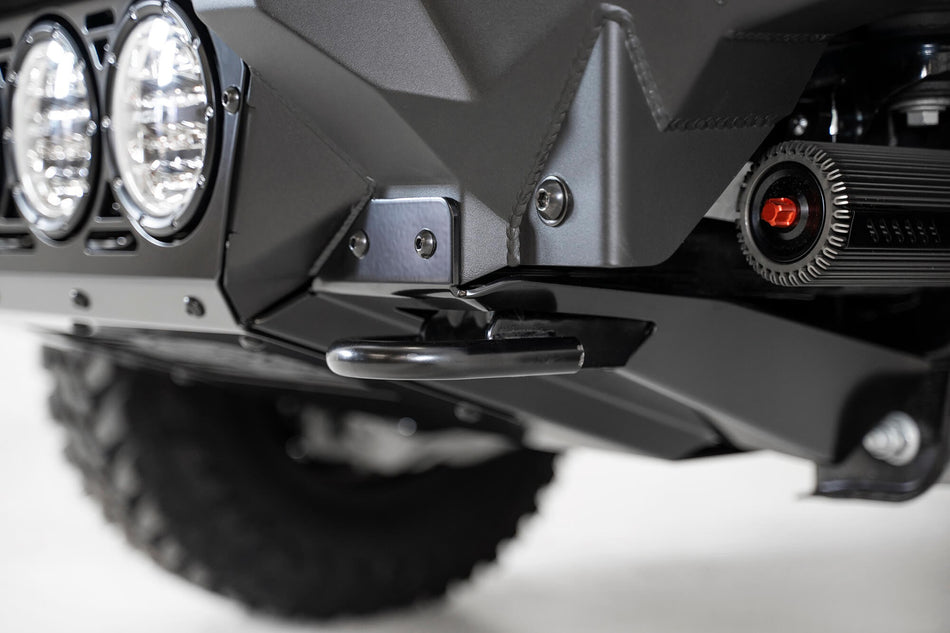 2017-2020 Ford Raptor Bomber Front Bumper Mounts for 4 Rigid 360 6 Inch Round Lights - Addictive Desert Designs F110014110103