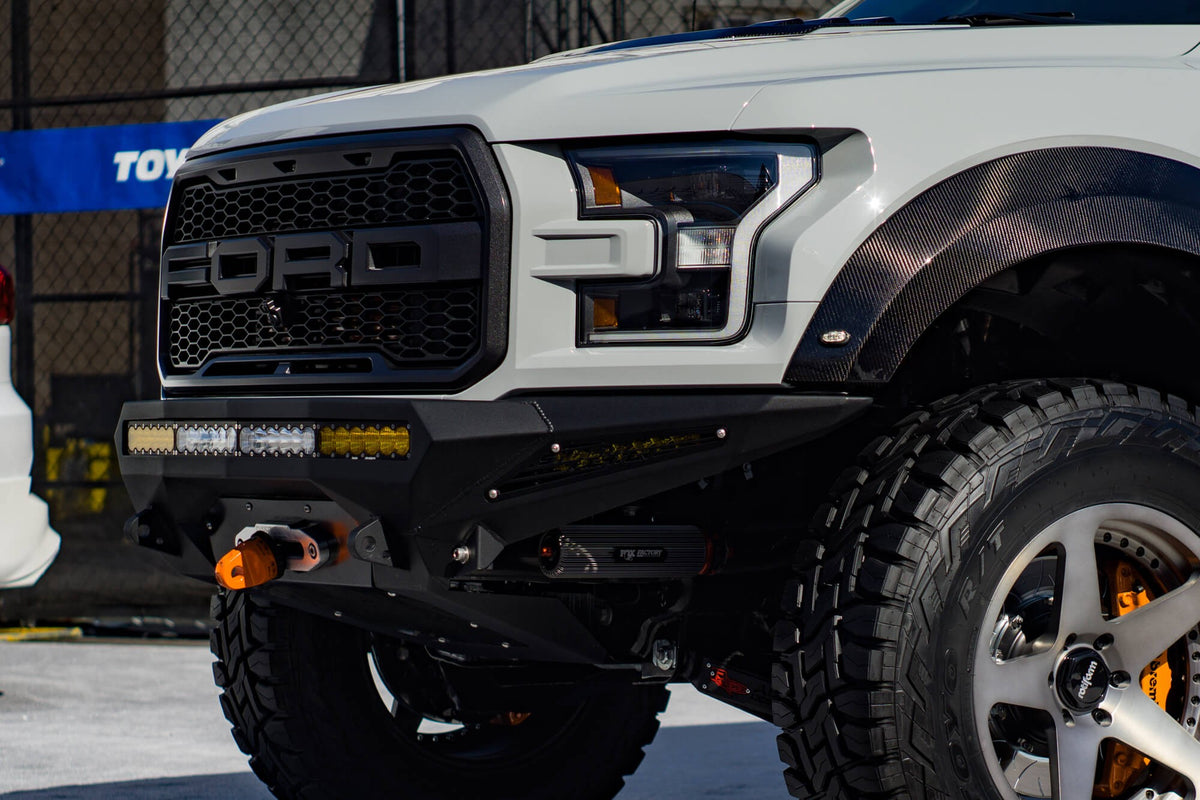 2017-2020 Ford F-150 Raptor Stealth Fighter Front Bumper With Winch Mount - Addictive Desert Designs F111202860103 - view 10
