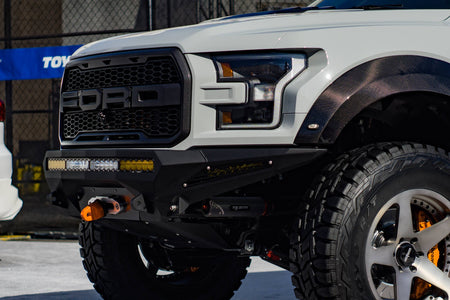 2017-2020 Ford F-150 Raptor Stealth Fighter Front Bumper With Winch Mount - Addictive Desert Designs F111202860103 - view 10