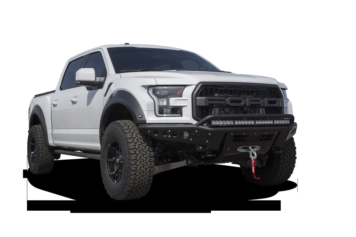 2017-2020 Ford F-150 Raptor Stealth R Front Bumper With Winch Mount - Addictive Desert Designs F113782880103 - view 4