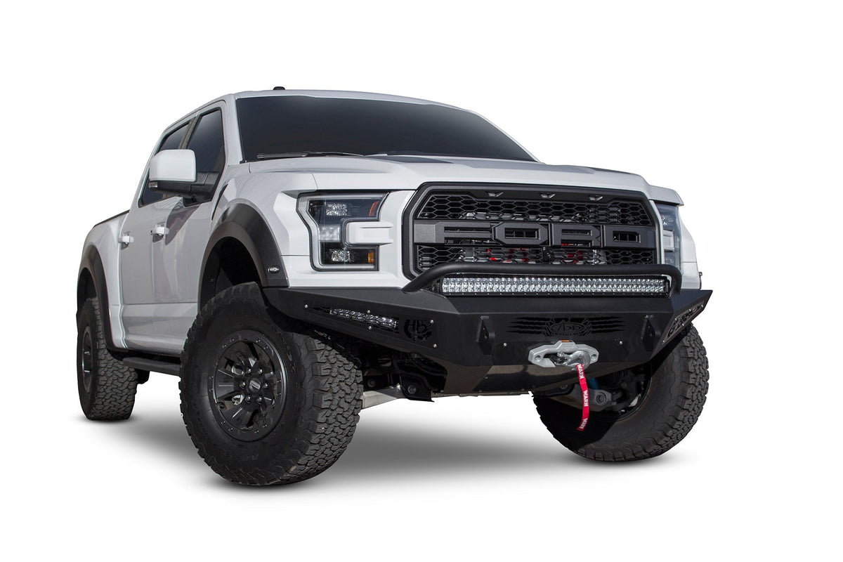 2017-2020 Ford F-150 Raptor HoneyBadger Front Bumper With Winch Mount - Addictive Desert Designs F117382860103 - view 6