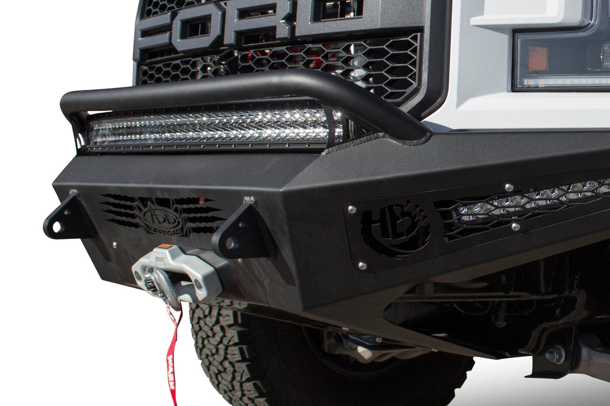 2017-2020 Ford F-150 Raptor HoneyBadger Front Bumper With Winch Mount - Addictive Desert Designs F117382860103 - view 10