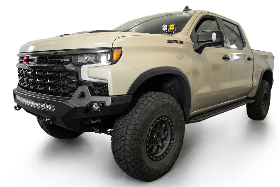 2022+ Chevrolet Silverado 1500 ZR2 Stealth Fighter Front Bumper - Addictive Desert Designs F120083030103 - view 2