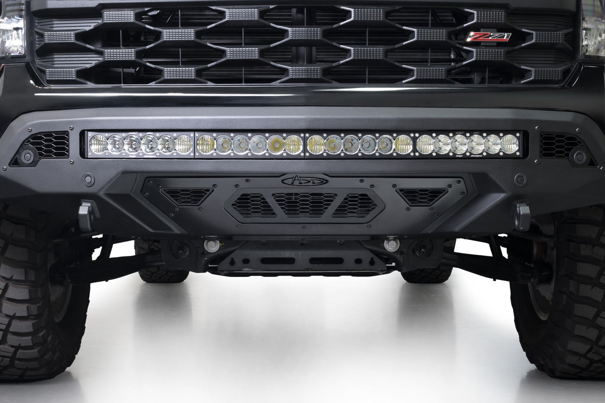 2022+ Chevy Silverado 1500 Stealth Fighter Front Bumper - Addictive Desert Designs F140152980103 - view 2