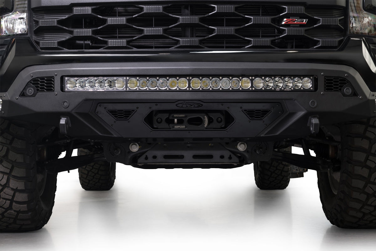2022+ Chevy Silverado 1500 Stealth Fighter Front Bumper - Addictive Desert Designs F140152980103 - view 7