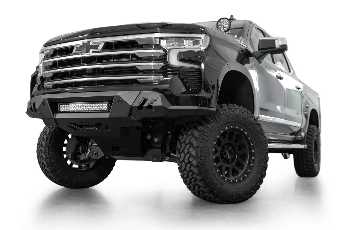 2022+ Chevrolet Silverado 1500 Black Label Front Bumper - Addictive Desert Designs F140300010103